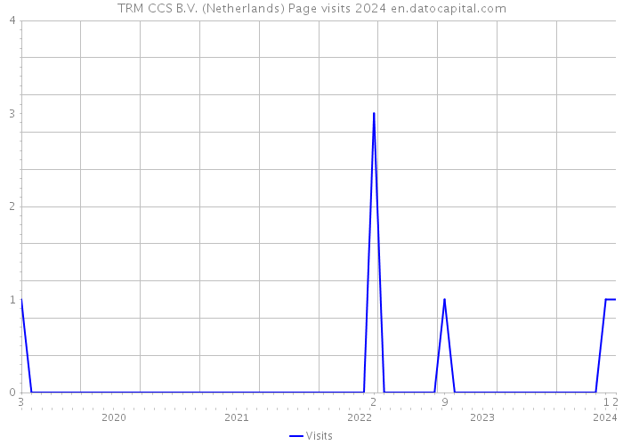TRM CCS B.V. (Netherlands) Page visits 2024 