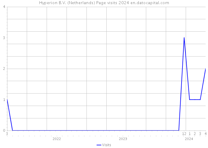 Hyperion B.V. (Netherlands) Page visits 2024 