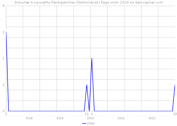 Srikumar Koipurathu Pankajakshan (Netherlands) Page visits 2024 