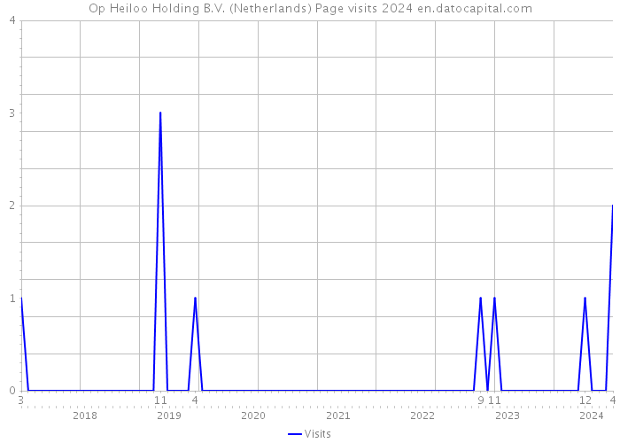 Op Heiloo Holding B.V. (Netherlands) Page visits 2024 