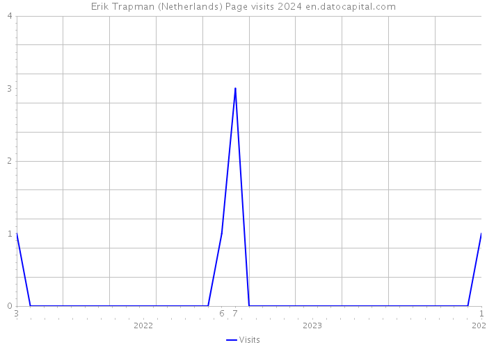 Erik Trapman (Netherlands) Page visits 2024 