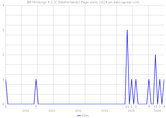 BH Holdings 4 C.V. (Netherlands) Page visits 2024 