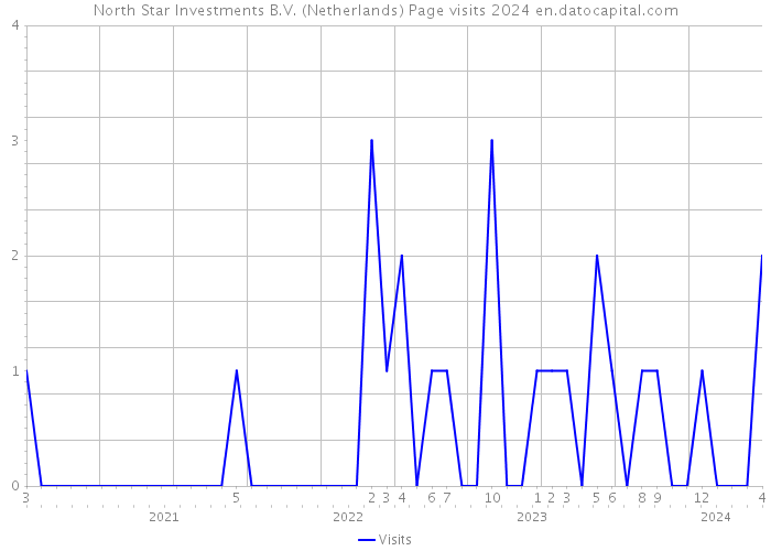 North Star Investments B.V. (Netherlands) Page visits 2024 