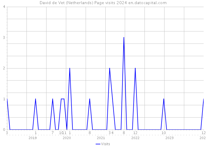 David de Vet (Netherlands) Page visits 2024 