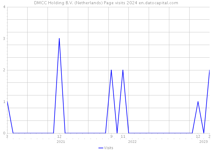 DMCC Holding B.V. (Netherlands) Page visits 2024 
