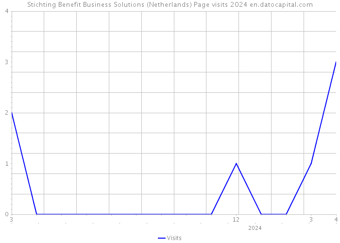 Stichting Benefit Business Solutions (Netherlands) Page visits 2024 