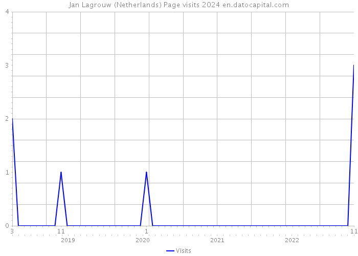 Jan Lagrouw (Netherlands) Page visits 2024 