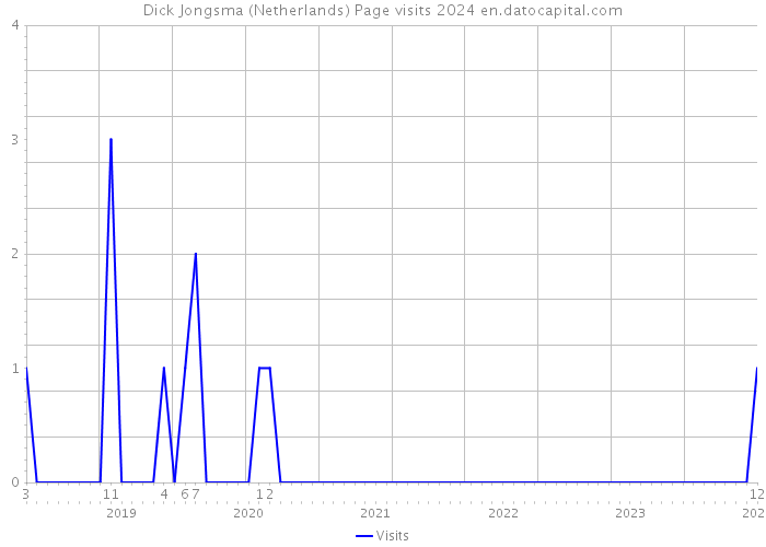 Dick Jongsma (Netherlands) Page visits 2024 