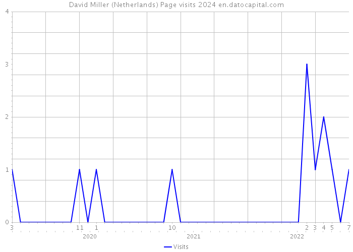 David Miller (Netherlands) Page visits 2024 