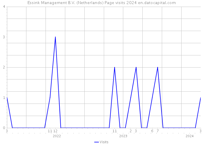 Essink Management B.V. (Netherlands) Page visits 2024 