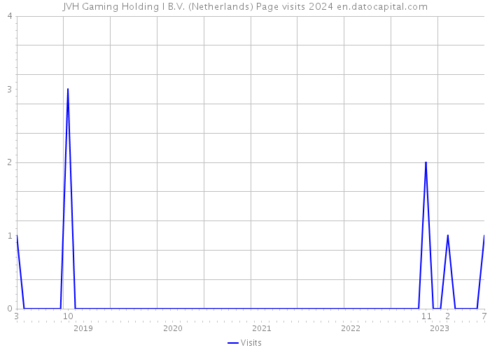 JVH Gaming Holding I B.V. (Netherlands) Page visits 2024 