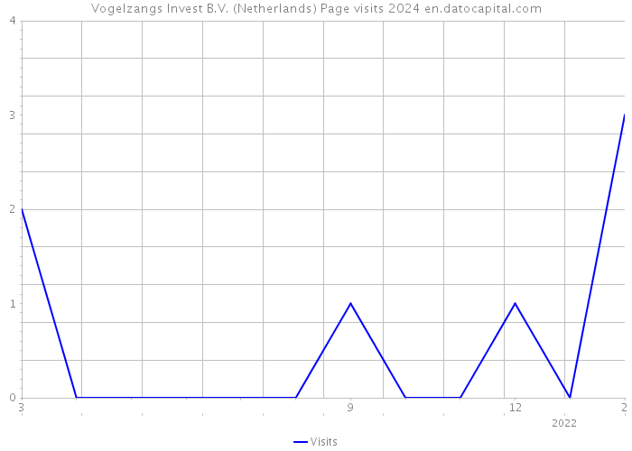 Vogelzangs Invest B.V. (Netherlands) Page visits 2024 
