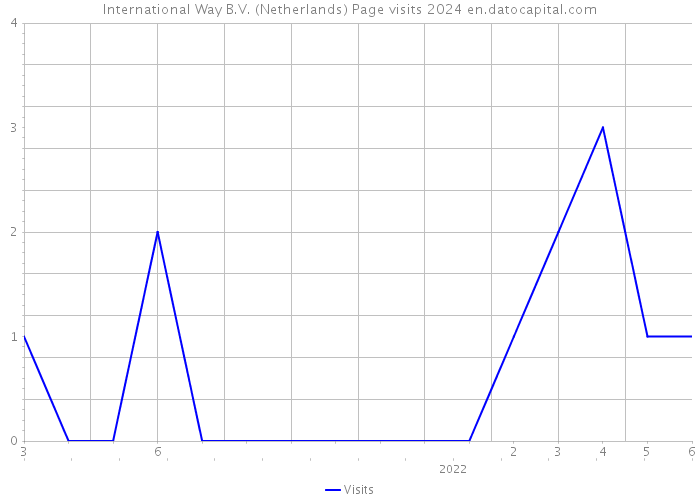 International Way B.V. (Netherlands) Page visits 2024 