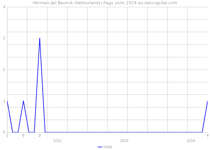 Herman Jan Bavinck (Netherlands) Page visits 2024 