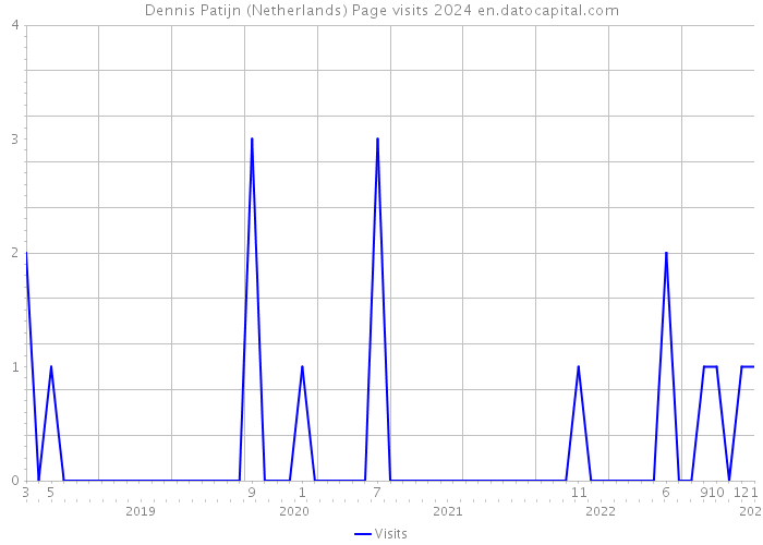 Dennis Patijn (Netherlands) Page visits 2024 