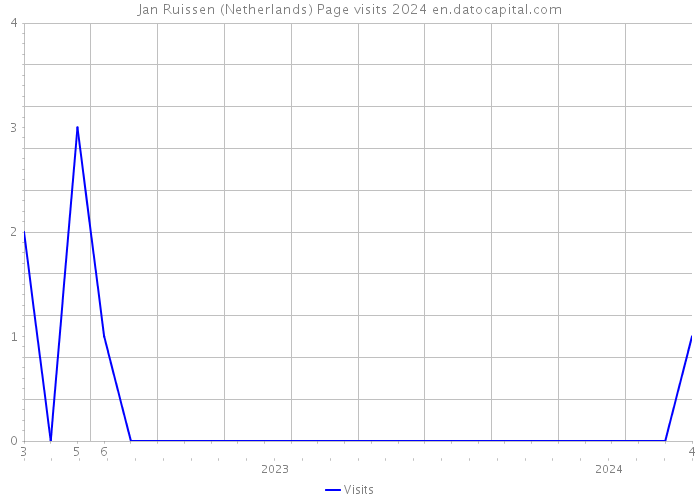 Jan Ruissen (Netherlands) Page visits 2024 