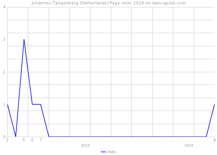 Johannes Tangenberg (Netherlands) Page visits 2024 