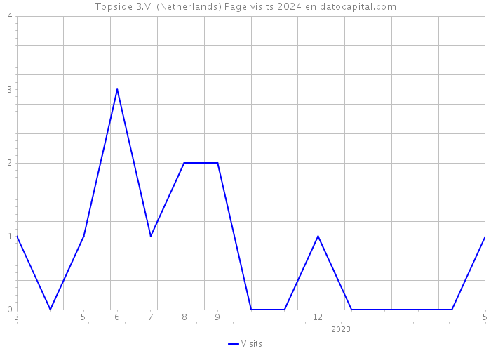 Topside B.V. (Netherlands) Page visits 2024 