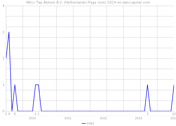 Wilco Tap Beheer B.V. (Netherlands) Page visits 2024 