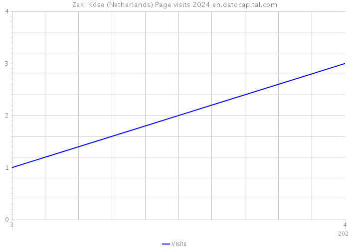Zeki Köse (Netherlands) Page visits 2024 