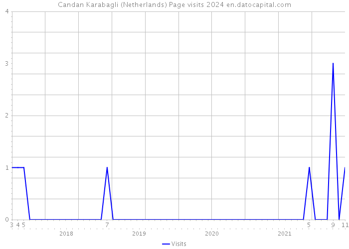 Candan Karabagli (Netherlands) Page visits 2024 