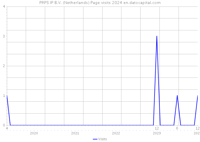 PRPS IP B.V. (Netherlands) Page visits 2024 