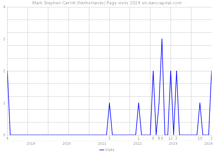 Mark Stephen Garritt (Netherlands) Page visits 2024 
