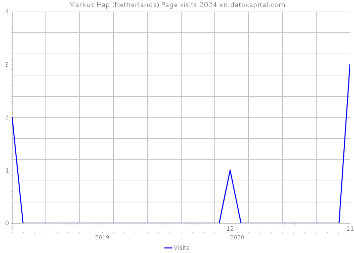 Markus Hap (Netherlands) Page visits 2024 