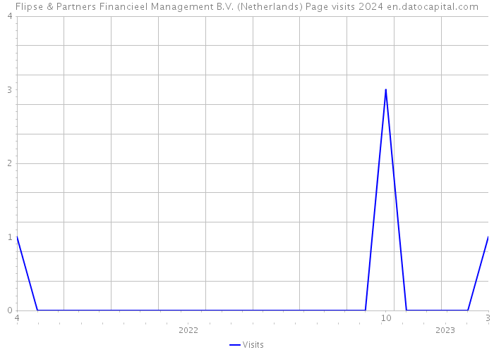 Flipse & Partners Financieel Management B.V. (Netherlands) Page visits 2024 