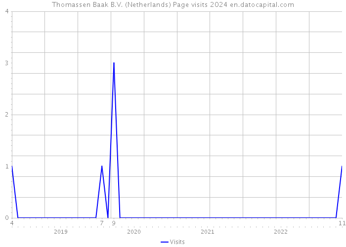 Thomassen Baak B.V. (Netherlands) Page visits 2024 