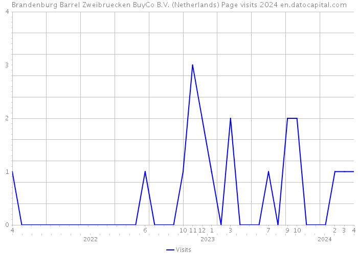 Brandenburg Barrel Zweibruecken BuyCo B.V. (Netherlands) Page visits 2024 