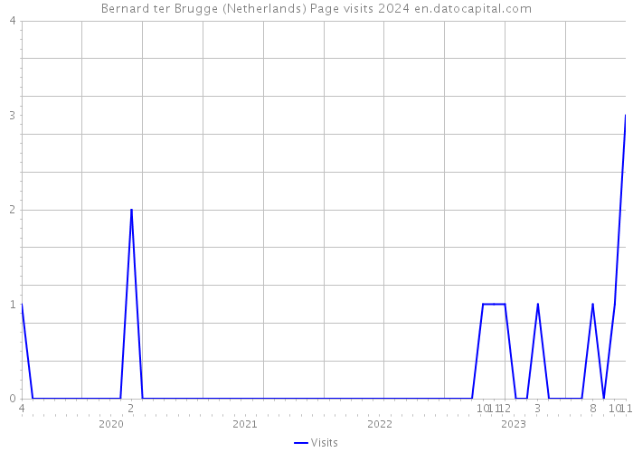 Bernard ter Brugge (Netherlands) Page visits 2024 