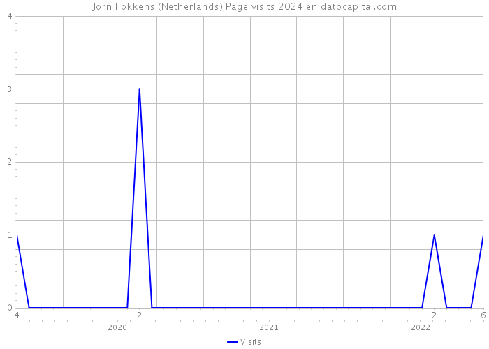 Jorn Fokkens (Netherlands) Page visits 2024 