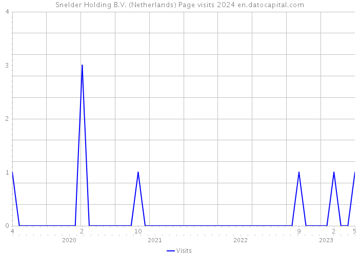 Snelder Holding B.V. (Netherlands) Page visits 2024 