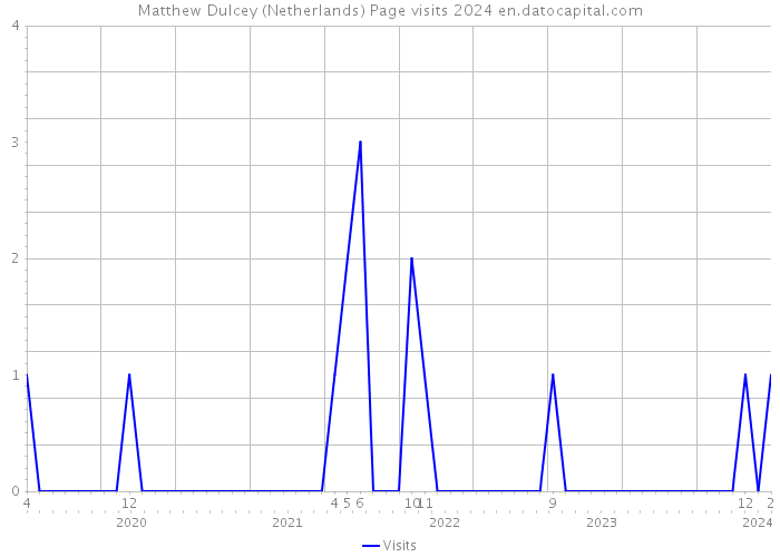 Matthew Dulcey (Netherlands) Page visits 2024 