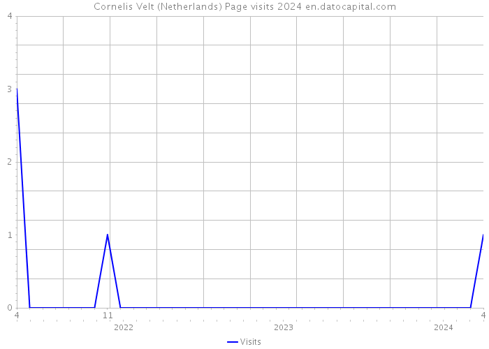 Cornelis Velt (Netherlands) Page visits 2024 