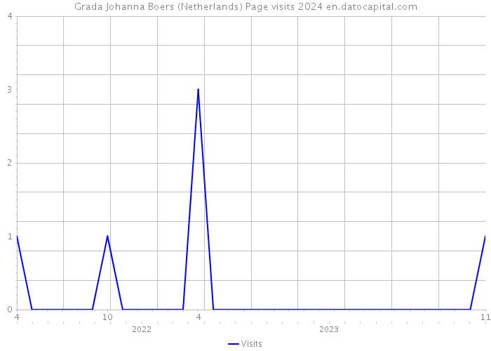Grada Johanna Boers (Netherlands) Page visits 2024 