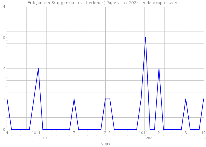 Erik Jan ten Bruggencate (Netherlands) Page visits 2024 