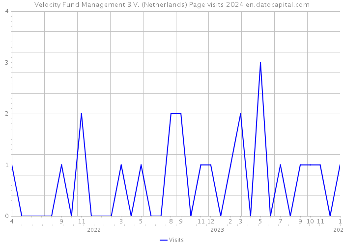 Velocity Fund Management B.V. (Netherlands) Page visits 2024 
