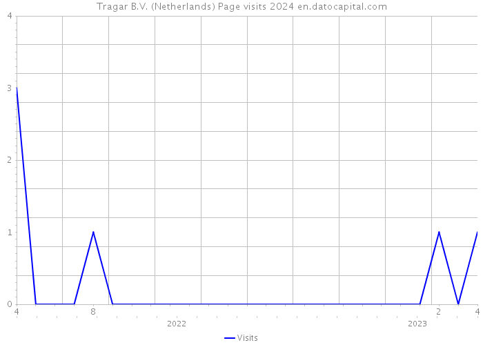 Tragar B.V. (Netherlands) Page visits 2024 