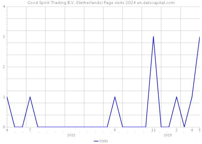 Good Spirit Trading B.V. (Netherlands) Page visits 2024 