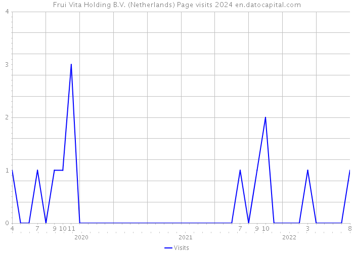 Frui Vita Holding B.V. (Netherlands) Page visits 2024 