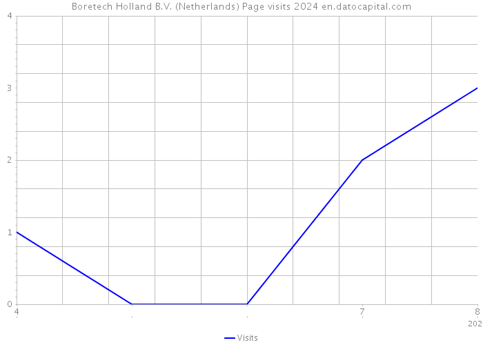 Boretech Holland B.V. (Netherlands) Page visits 2024 