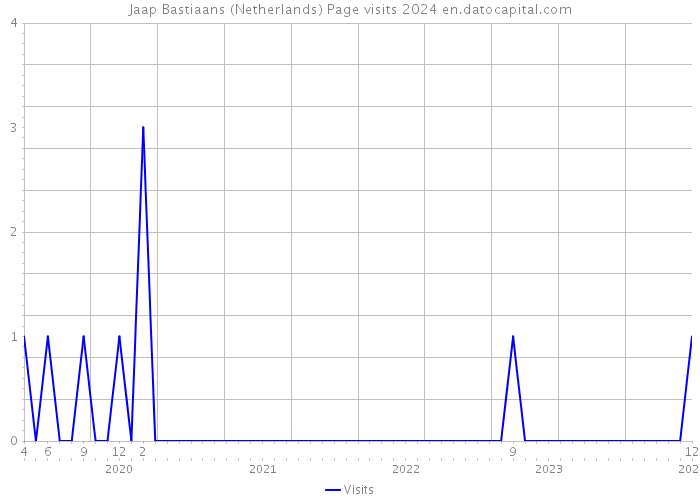 Jaap Bastiaans (Netherlands) Page visits 2024 