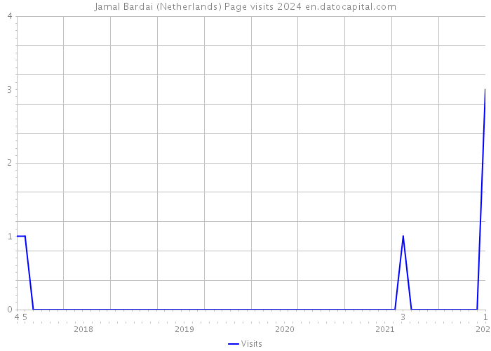 Jamal Bardai (Netherlands) Page visits 2024 