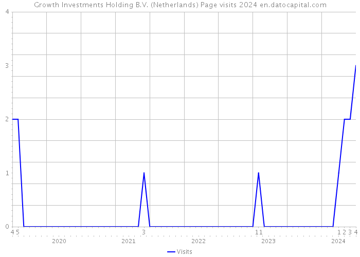 Growth Investments Holding B.V. (Netherlands) Page visits 2024 