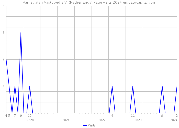 Van Straten Vastgoed B.V. (Netherlands) Page visits 2024 