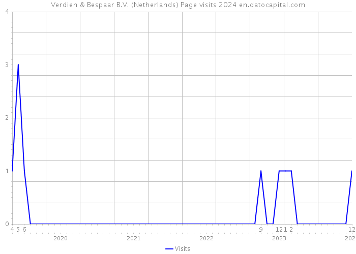 Verdien & Bespaar B.V. (Netherlands) Page visits 2024 