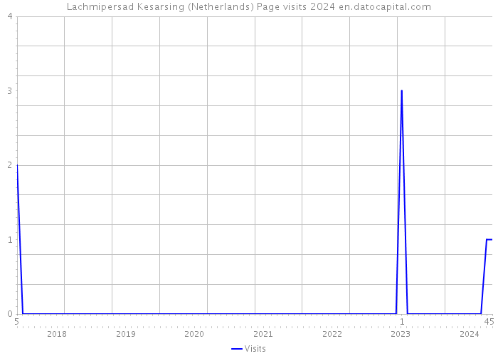 Lachmipersad Kesarsing (Netherlands) Page visits 2024 