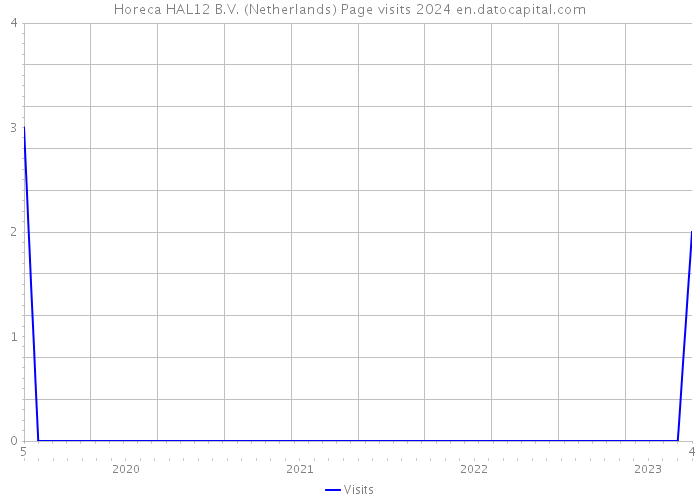 Horeca HAL12 B.V. (Netherlands) Page visits 2024 